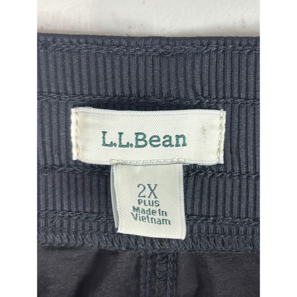 LL Bean Black Vista Camp Pants Straight-Leg Cargo 2X Plus Gorpcore Outdoor $90 - Picture 5 of 11